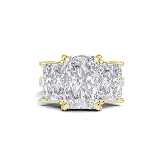 Three Stone Gallery Ring