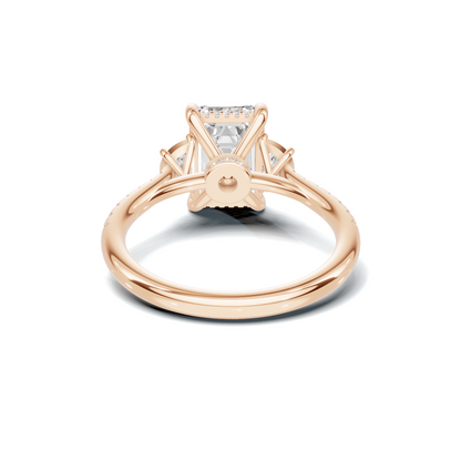 Three Stone Side Ring