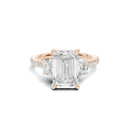 Three Stone Side Ring