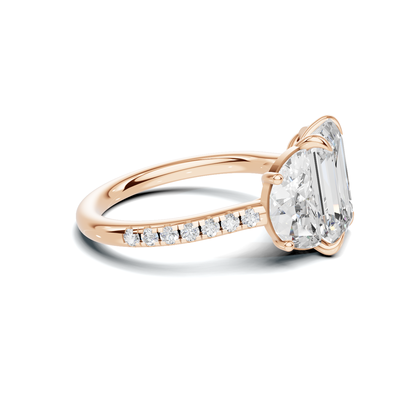Three Stone Statement Ring