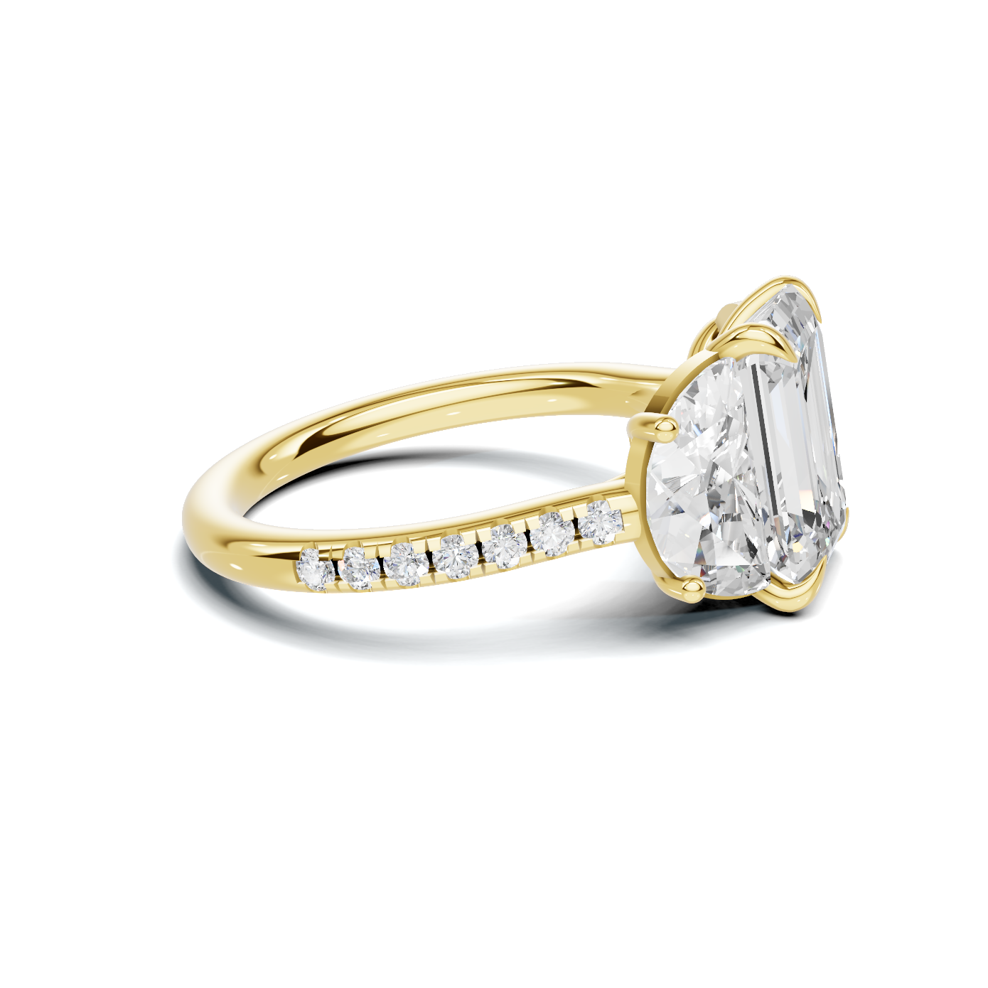 Three Stone Statement Ring