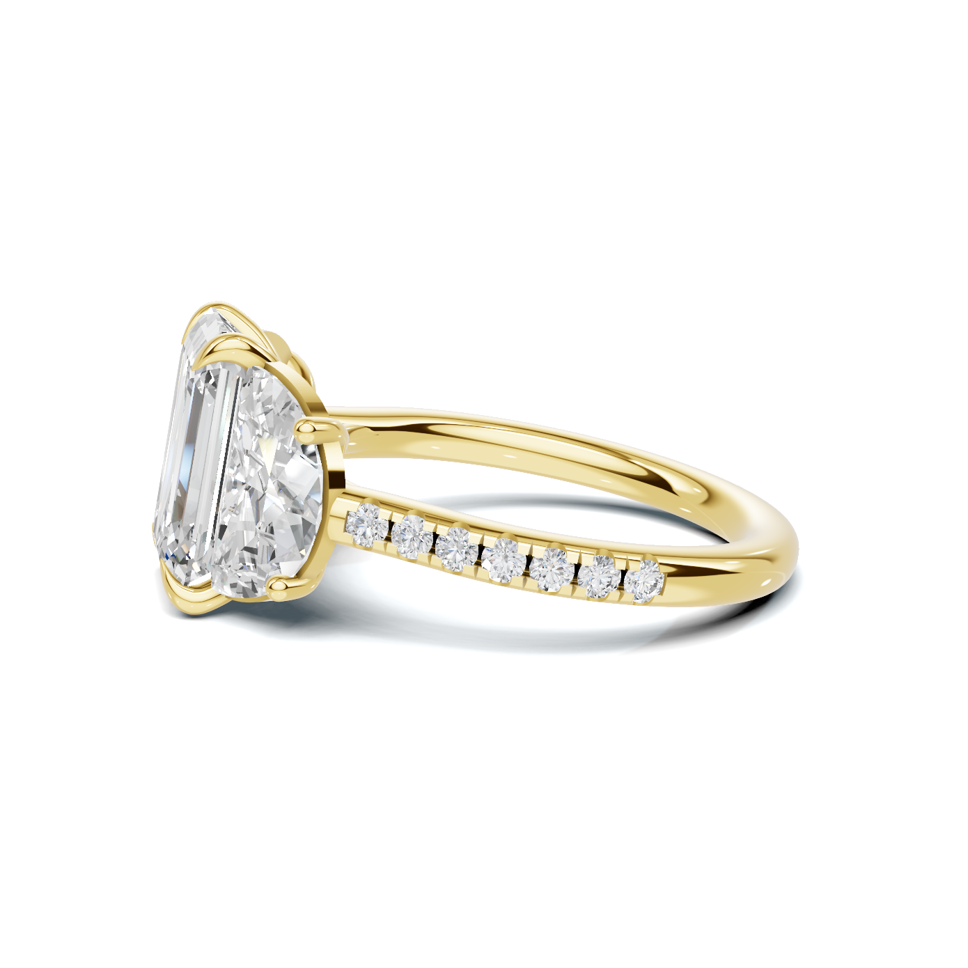 Three Stone Statement Ring