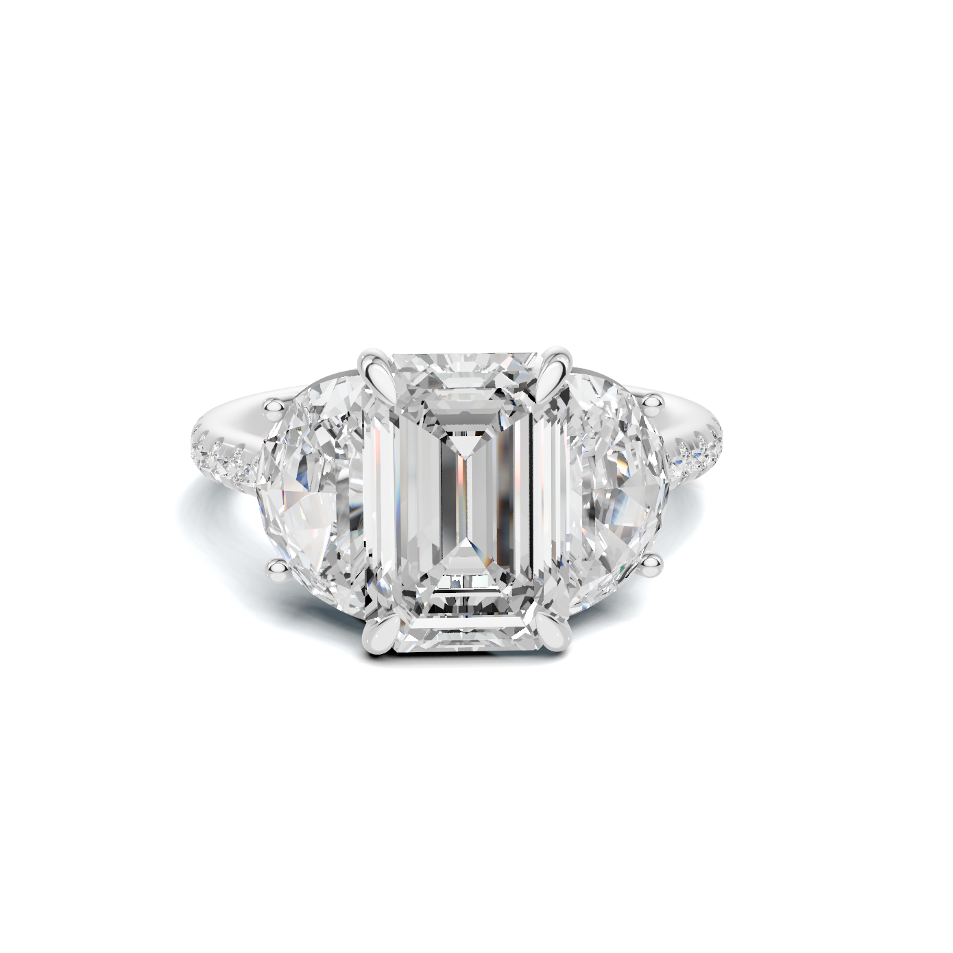 Three Stone Statement Ring