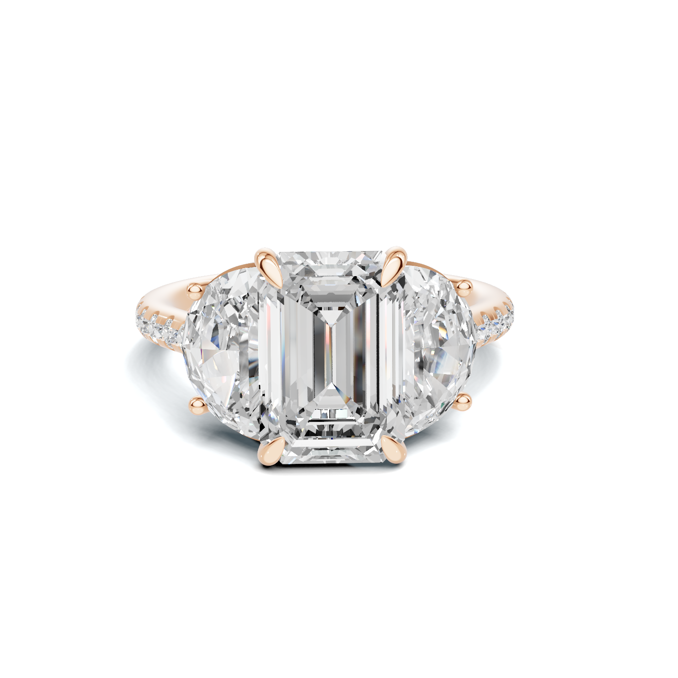 Three Stone Statement Ring