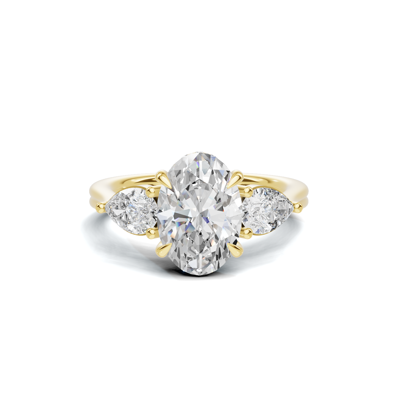 Three Stone Trilogy Ring