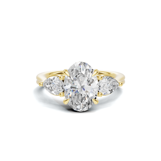 Three Stone Trilogy Ring
