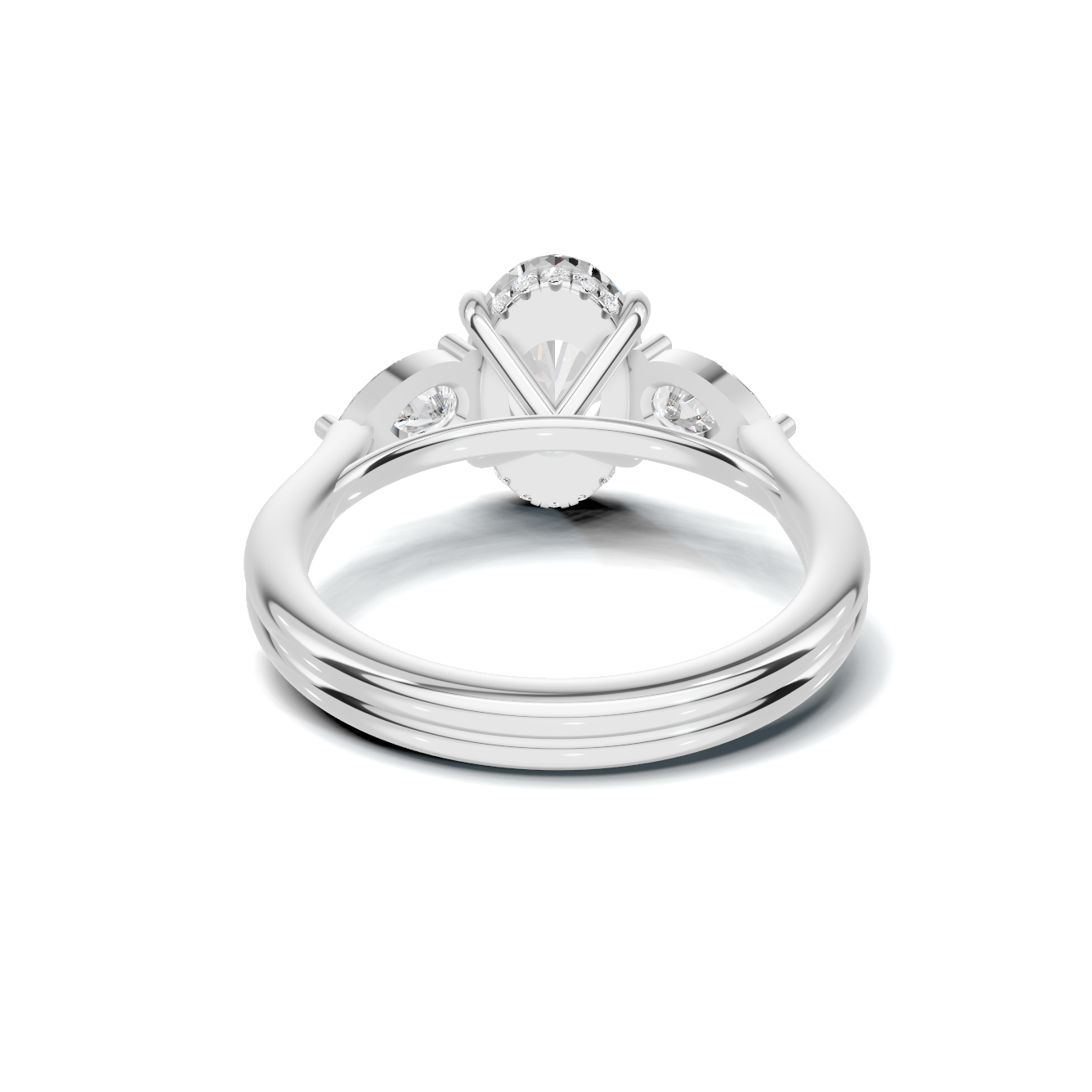 Three Stone Trilogy Ring
