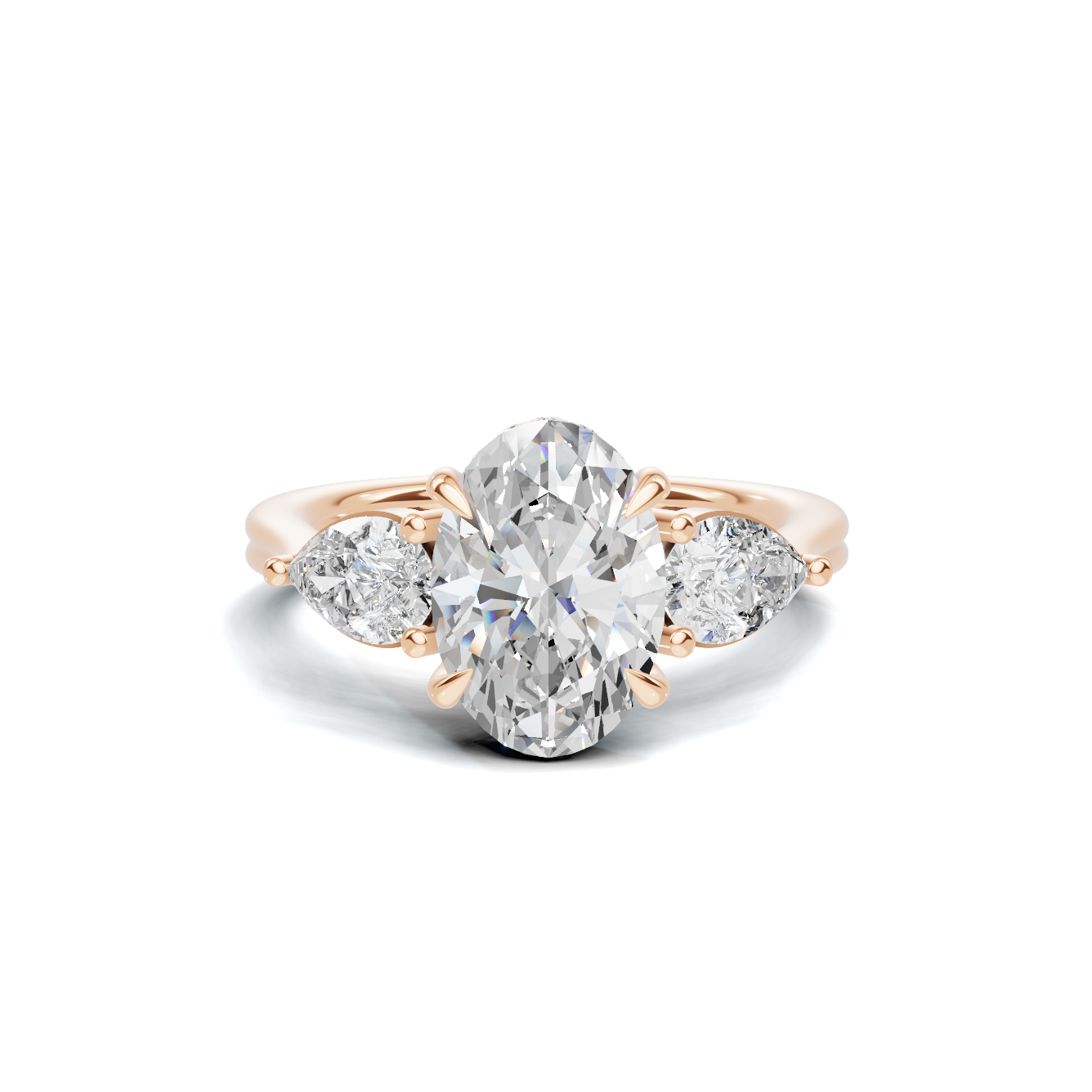 Three Stone Trilogy Ring
