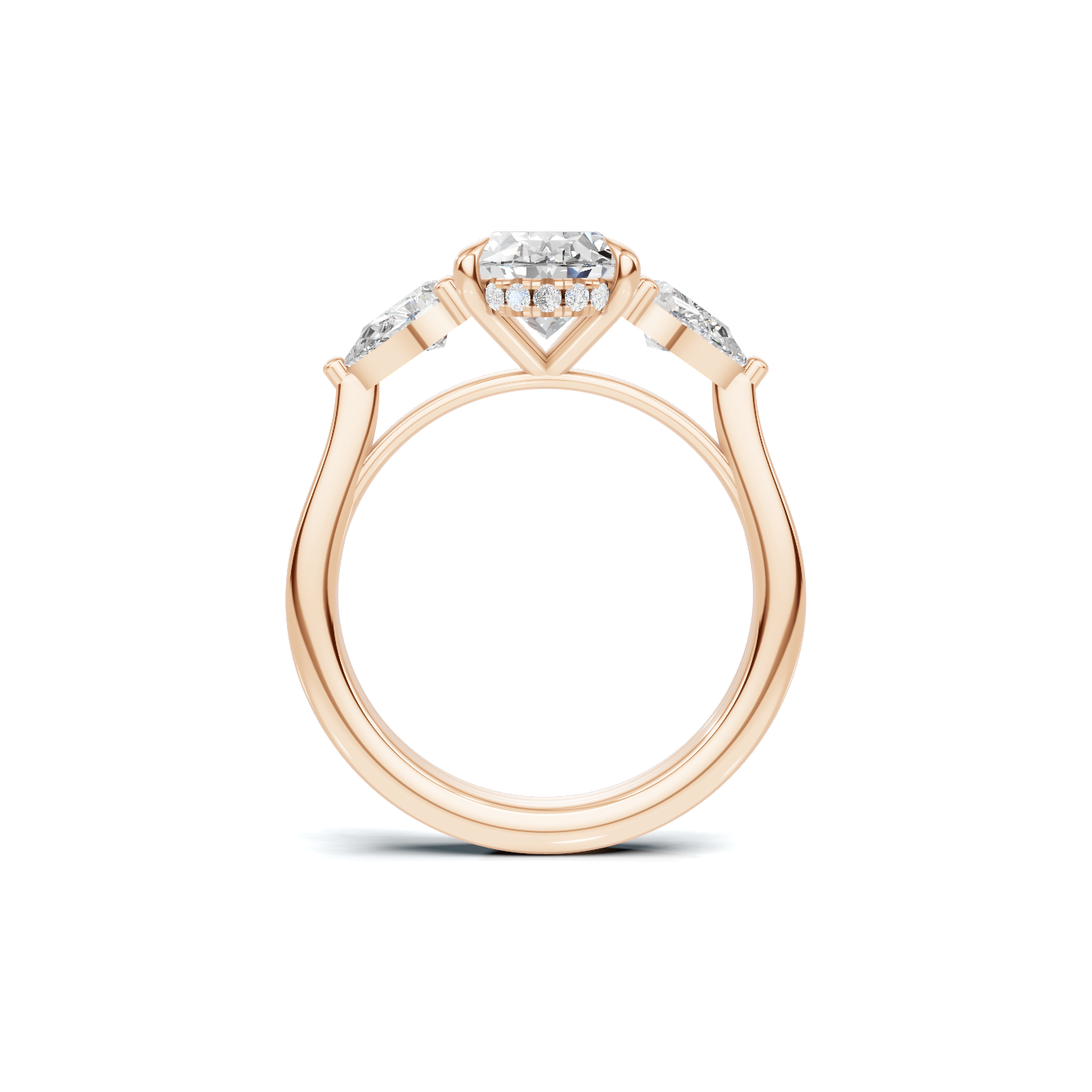 Three Stone Trilogy Ring