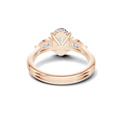 Three Stone Trilogy Ring