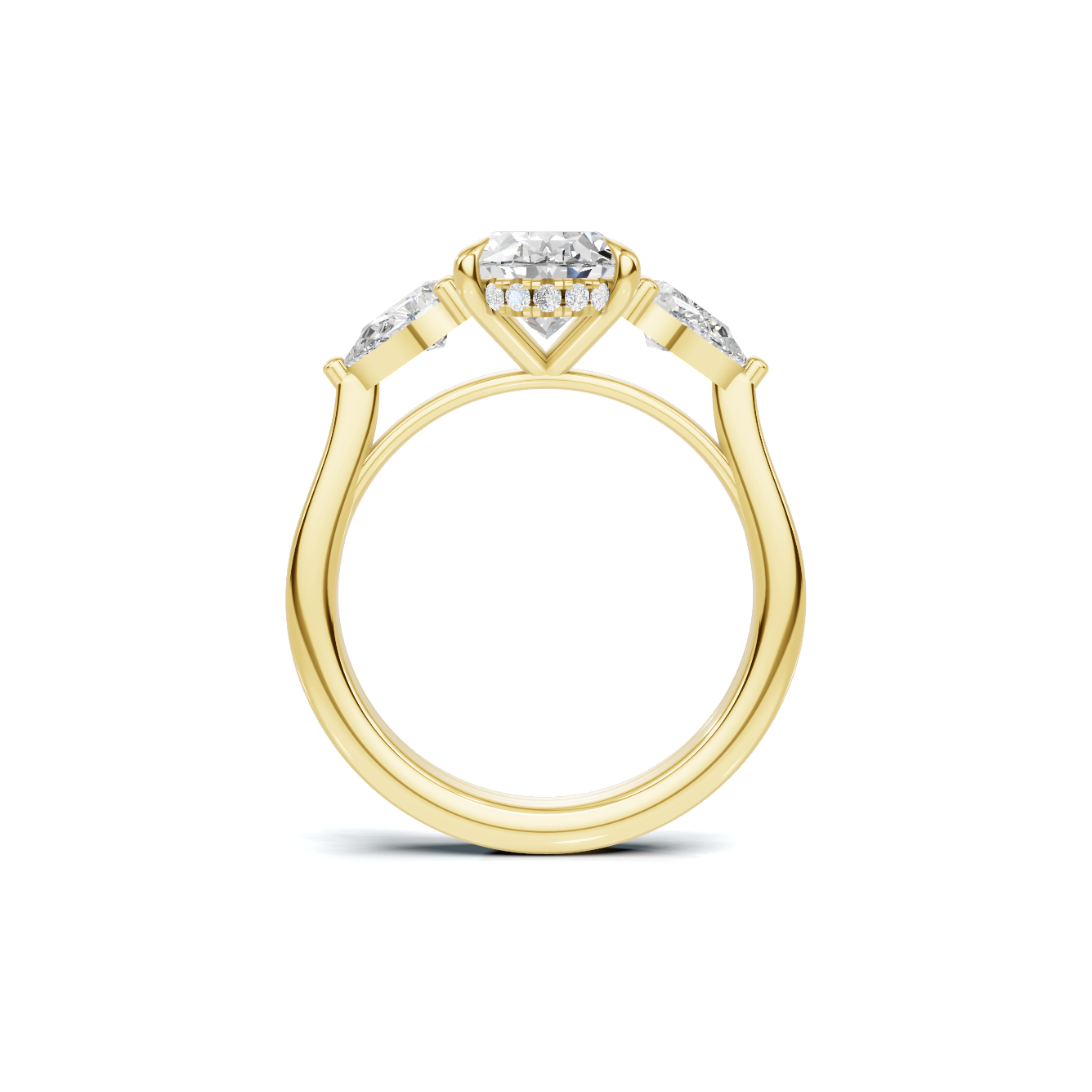 Three Stone Trilogy Ring