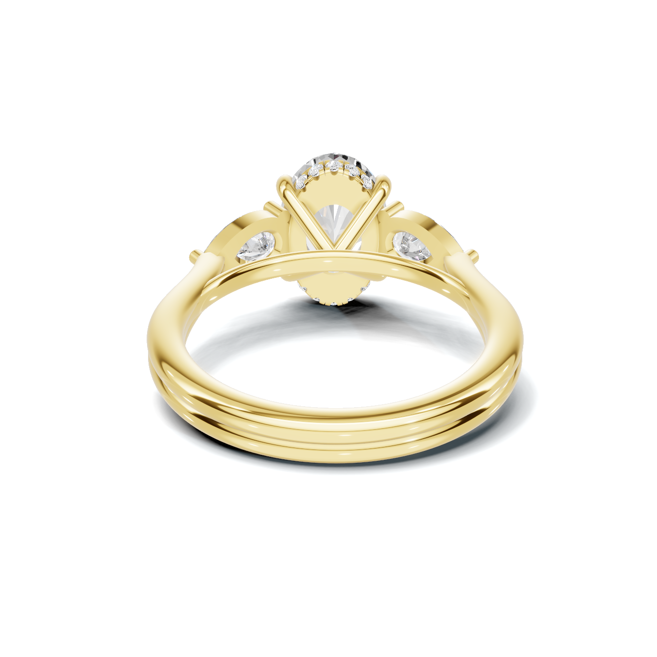 Three Stone Trilogy Ring