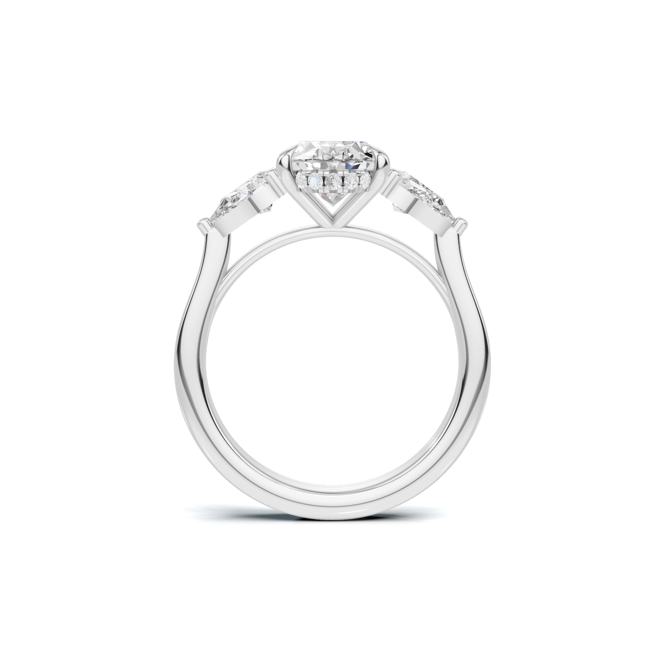 Three Stone Trilogy Ring