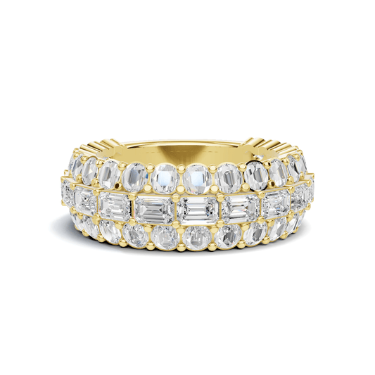 Triple Row Eternity Ring