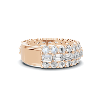 Triple Row Eternity Ring
