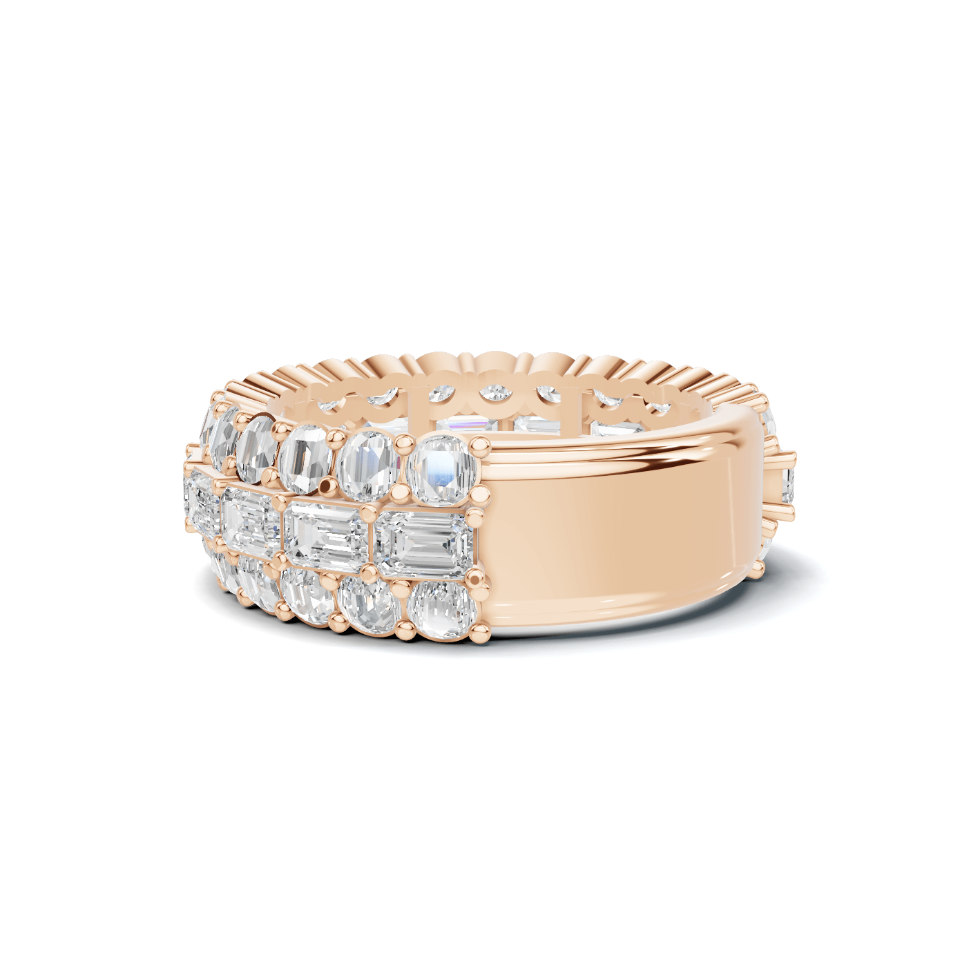 Triple Row Eternity Ring