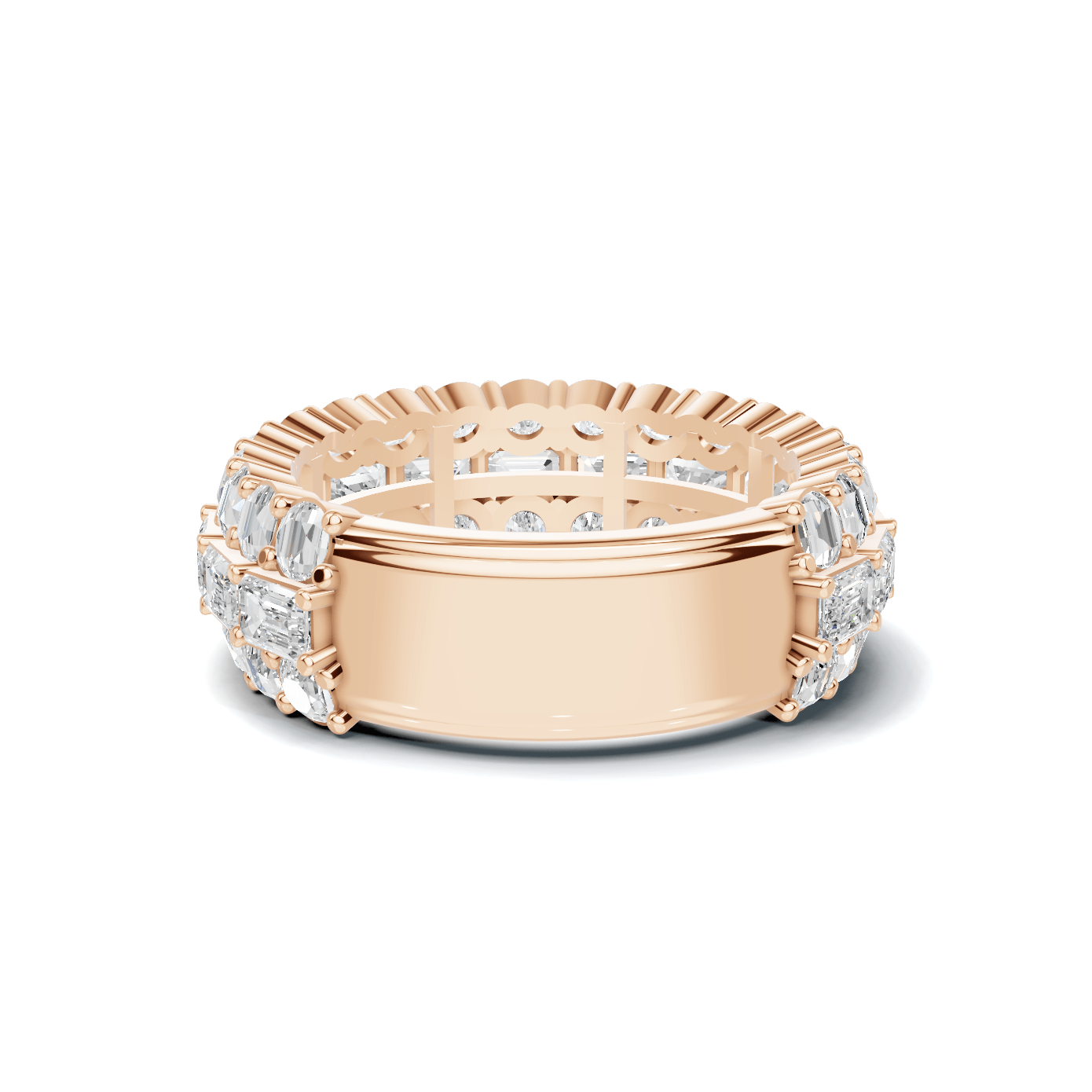 Triple Row Eternity Ring
