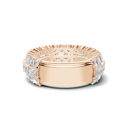 Triple Row Eternity Ring