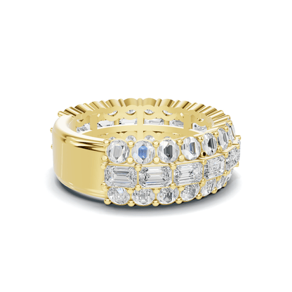 Triple Row Eternity Ring