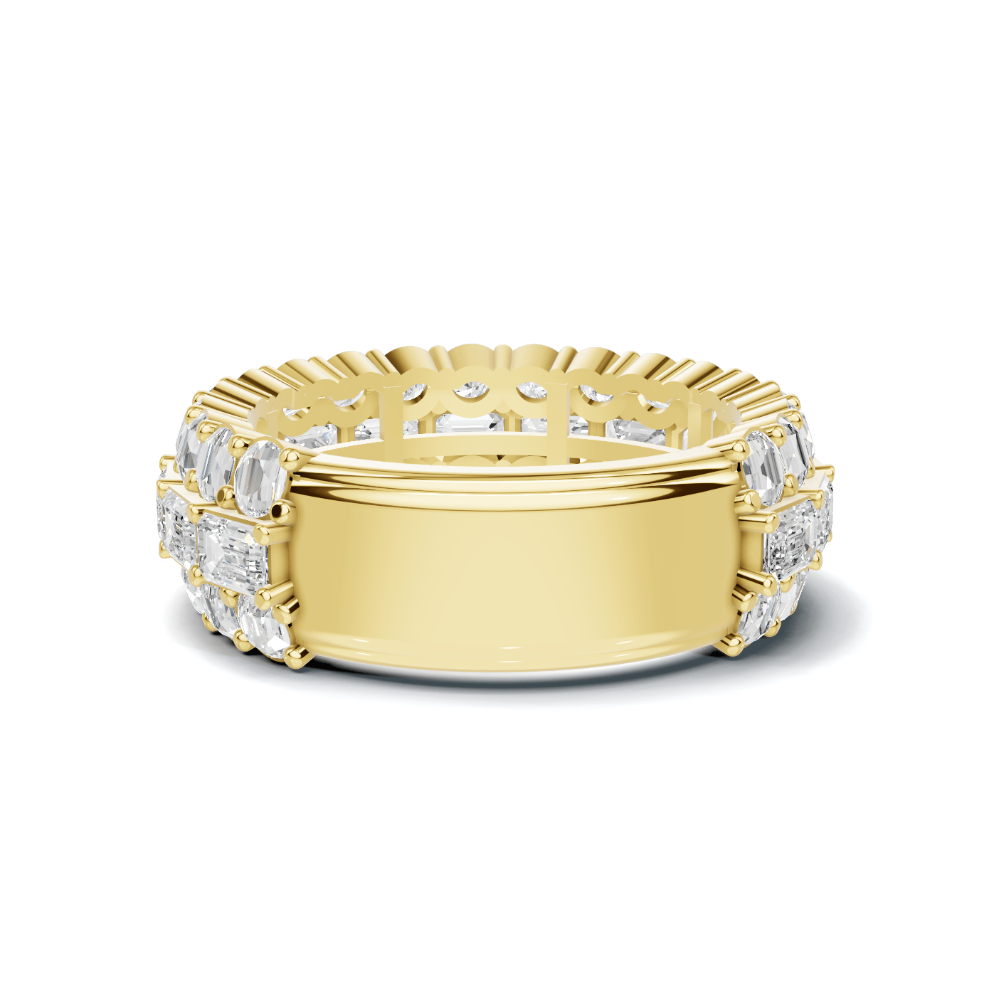 Triple Row Eternity Ring