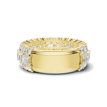 Triple Row Eternity Ring