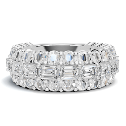 Triple Row Eternity Ring