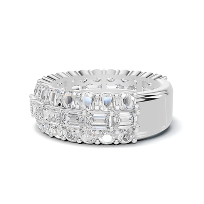 Triple Row Eternity Ring