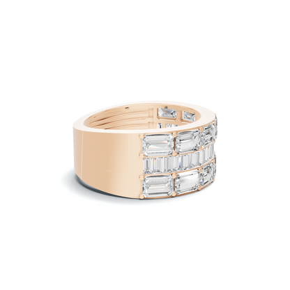 Triple Row Ring