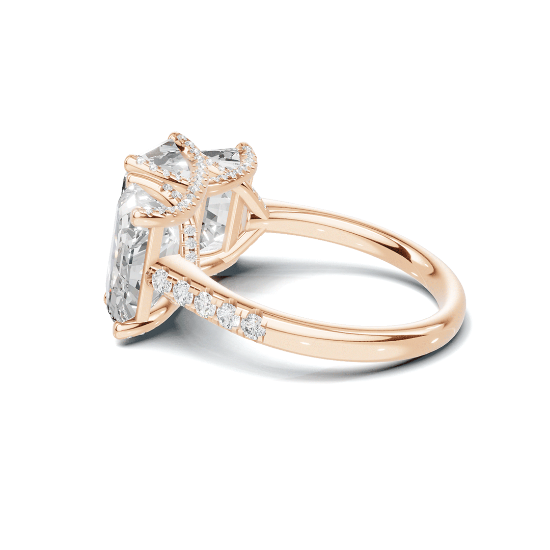 Triple Stone Accented Ring