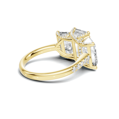 Triple Stone Accented Ring