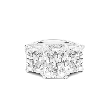 Triple Stone Accented Ring
