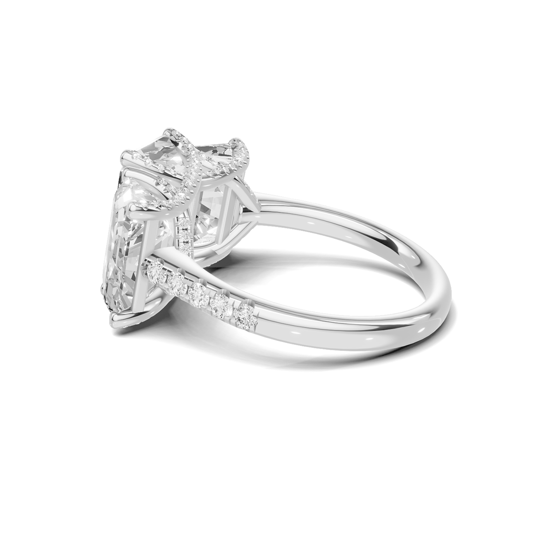 Triple Stone Accented Ring