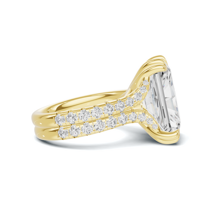 Twisted Crossover Statement Ring