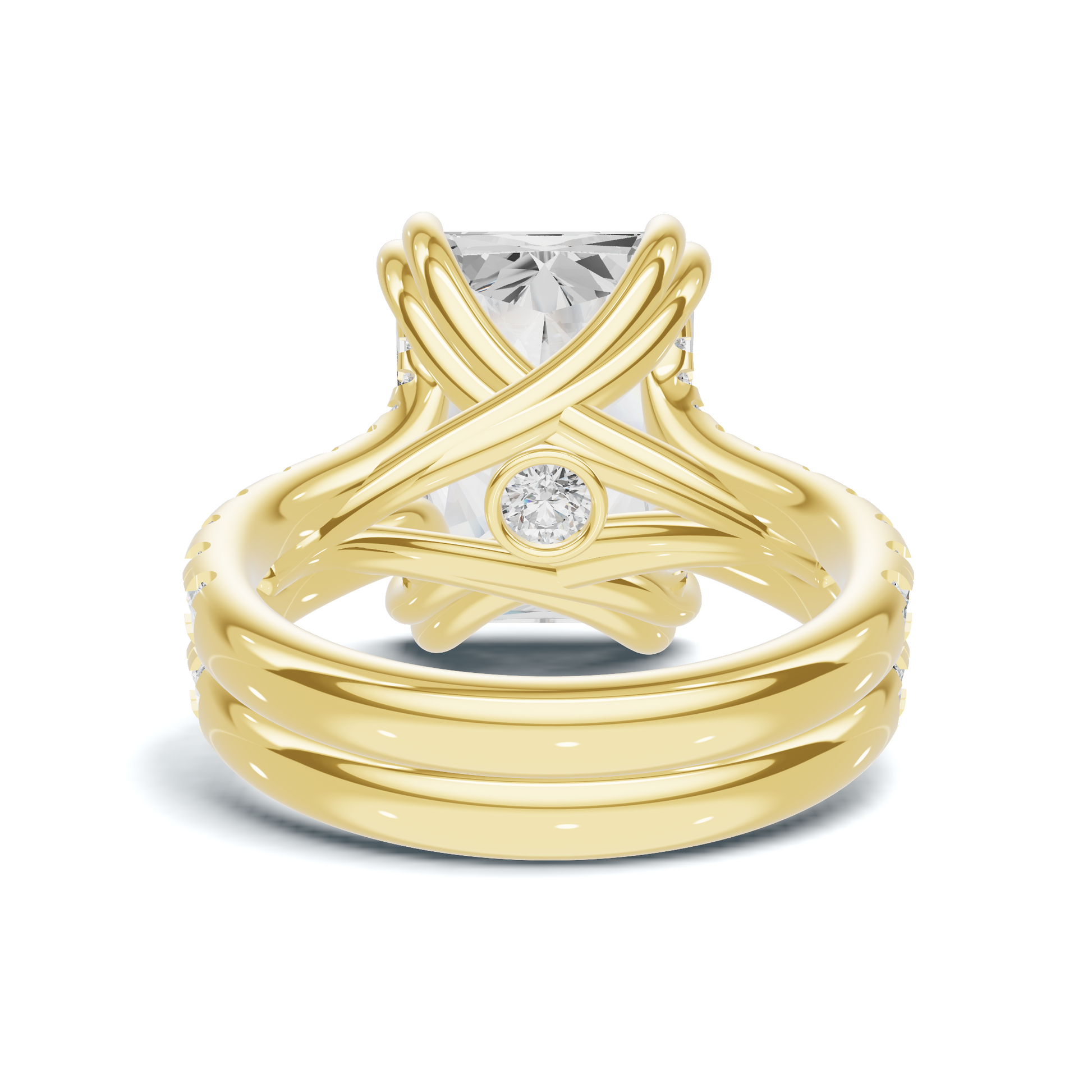 Twisted Crossover Statement Ring