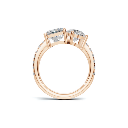 Two Stone Luxe Ring