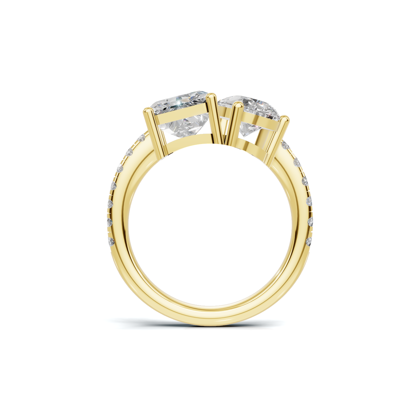 Two Stone Luxe Ring