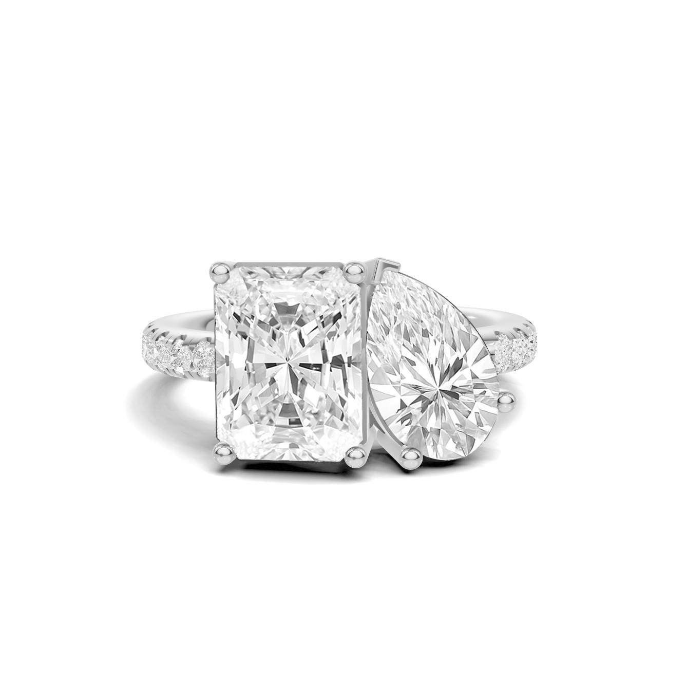 Two Stone Luxe Ring