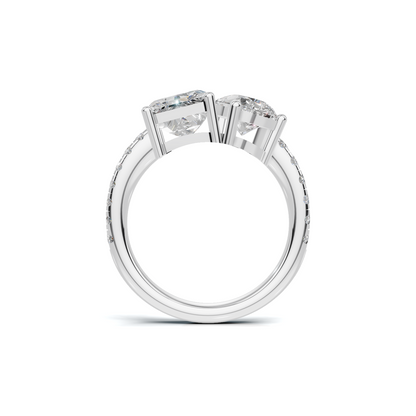 Two Stone Luxe Ring