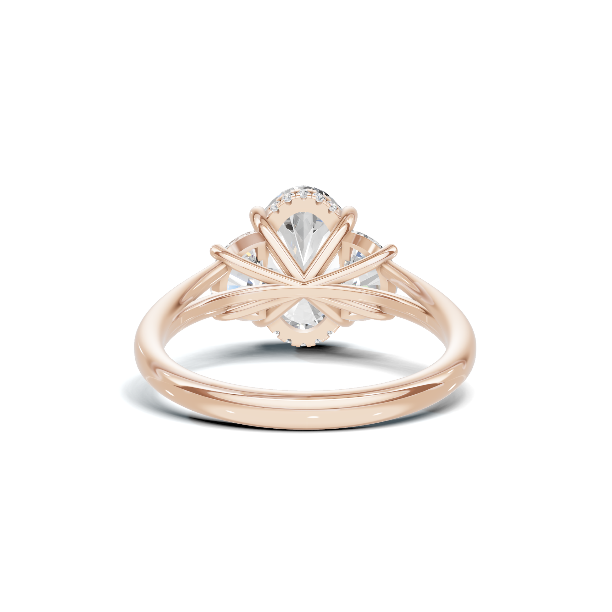 Vibrant Half Moon Ring