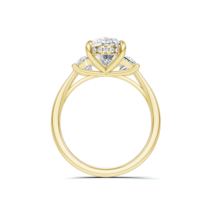 Vibrant Half Moon Ring