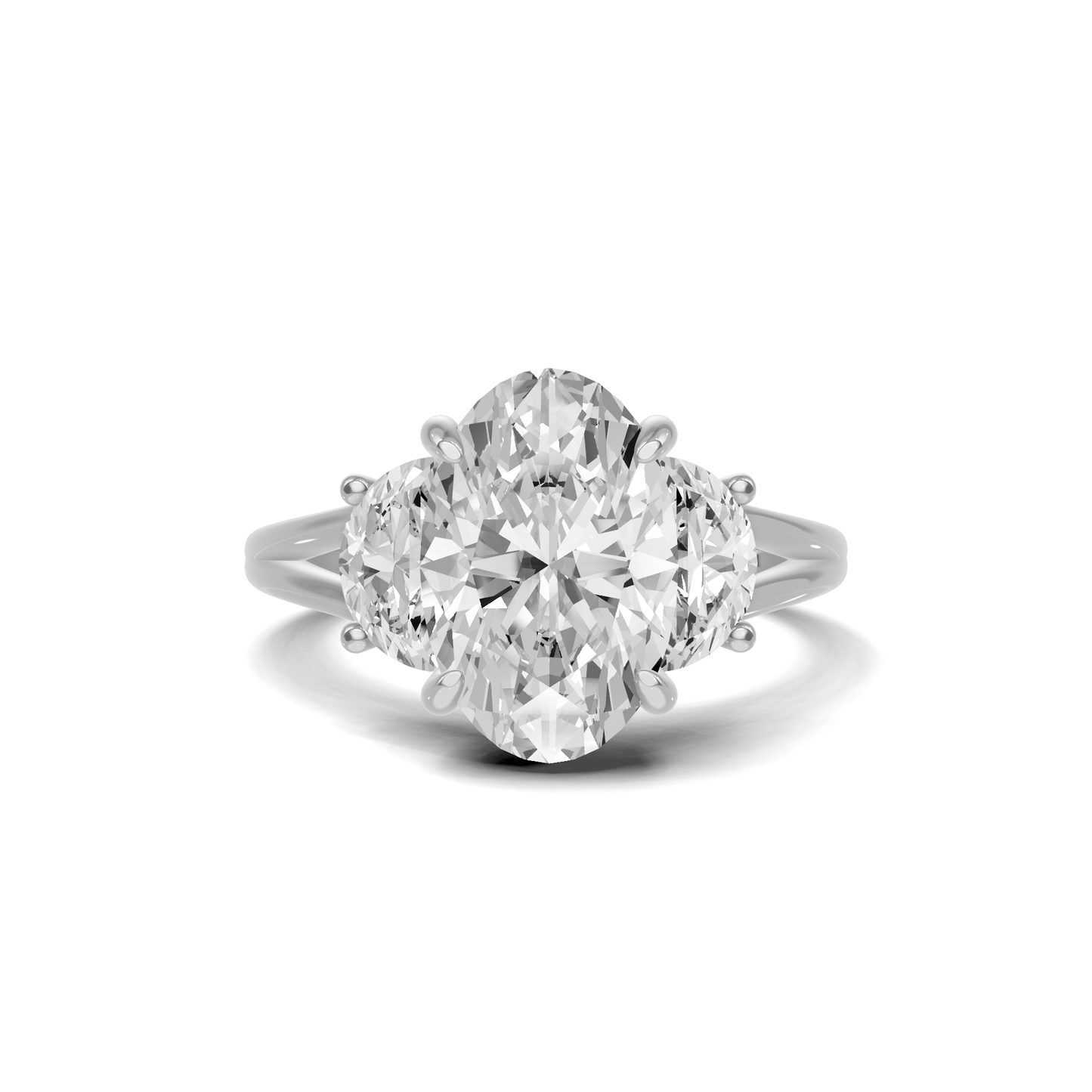 Vibrant Half Moon Ring
