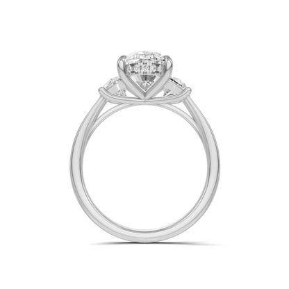 Vibrant Half Moon Ring