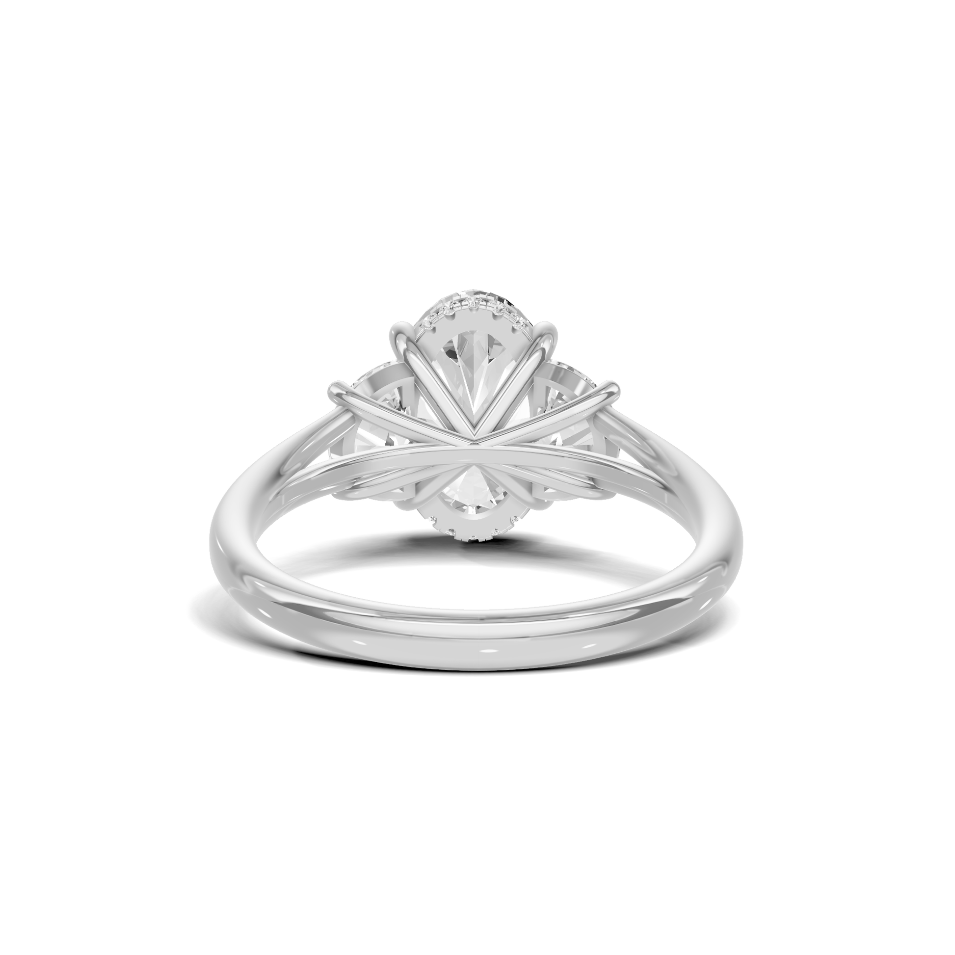 Vibrant Half Moon Ring