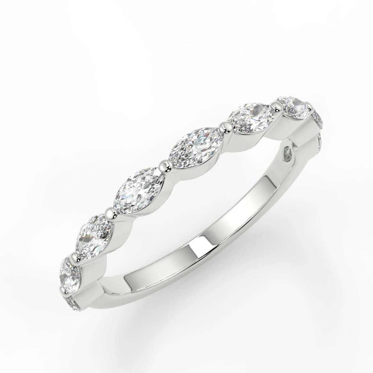 10k Gold Oval Cut Lab Diamond Semi-Halo Ring